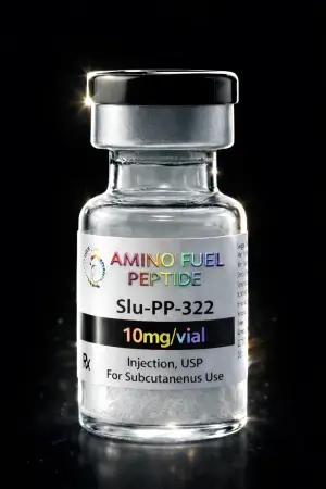 SLU-PP-322 10mg research peptide vial — lyophilized, 99%+ HPLC purity with lot-matched COA